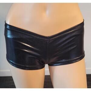 Women Multipack PVC Black  Cheekster Panty Stretch Briefs Size Medium  SL11008-3